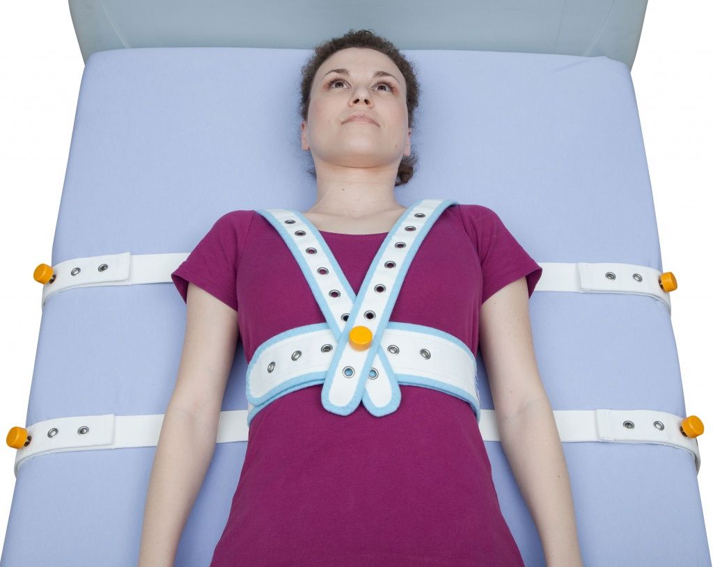 Ремни для крепления | фиксации грудной клетки пациента серии «Мемори Про», 6 замков, комплект от интернет-магазина palliativ.pro